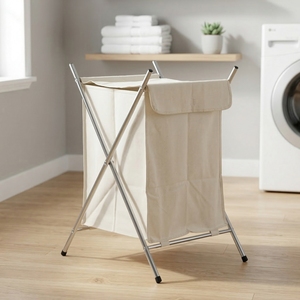 Home Storage <b>Shopee</b> SALE Wholesale Taiwan Manufacturer 6OZ TC Bag Steel Pop Space Saving Durable Modern Powder Coated Laundry - Product Image 1