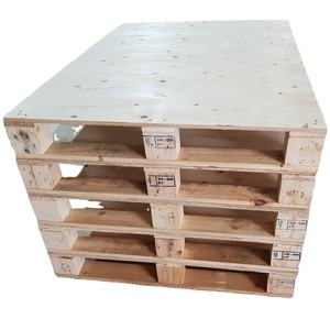 Palette en contreplaqué et bois massif HLC |   Palette logistique robuste de haute qualité pour l'expédition, le stockage, l'entrepôt, l'industrie - Product Image 1