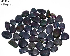 Lote de Cabujones de Rubí Fuchsite Natural Pulidos, Piedras Preciosas Sueltas de Varias Formas para Joyería, Venta al Por Mayor - Product Image 2