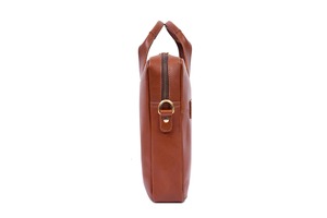 Navrit Creation Brown <b>Leather</b> Laptop Sleeve with Handle Shoulder Portable Protective Car <b>Tool</b> Case for Office Travel - Product Image 2