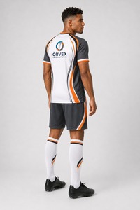 Uniforme de football en polyester respirant avec logo personnalisé 2024, taille plus, vente en gros, service de conception OEM ODM, vêtements de football unisexes - Product Image 6