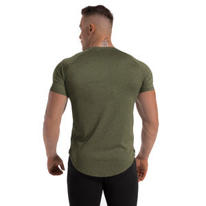 T-shirt pour homme, fabricant de vêtements de sport, 140 grammes, 100% polyester, col en V, manches courtes, jersey, écologique, coupe classique, motif - Product Image 5
