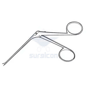 Tijeras microquirúrgicas Bellucci de precisión, extremadamente delicadas, con mango de 80 mm, acabado negro para zurdos, para cortes finos - Product Image 6