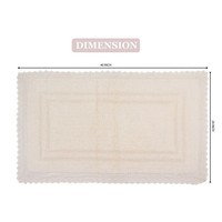 Tapis de bain personnalisés en coton tissé 100% écologique, légers, durables, séchage rapide, confortables, antidérapants, pour la maison, l'hôtel, la salle de bain