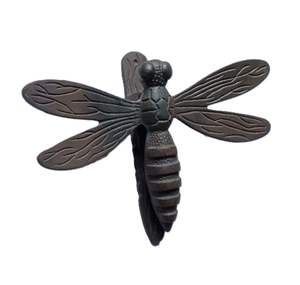 Timbre de Puerta Antiguo con Diseño de Libélula, Timbres de Puerta Elegantes de Hierro Fundido - Product Image 1