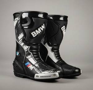 Bottes de moto pour homme, mi-mollet, synthétiques, respirantes, fermeture éclair, bout fermé, résistantes à l'abrasion, toutes saisons, style motard, personnalisables - Product Image 3