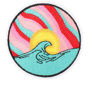 Patch brodé décoratif à thermocoller sur le thème de la citrouille d'Halloween, badge de vêtement, conception d'emblème brodé, vente en gros, fourniture directe d'usine - Product Image 4