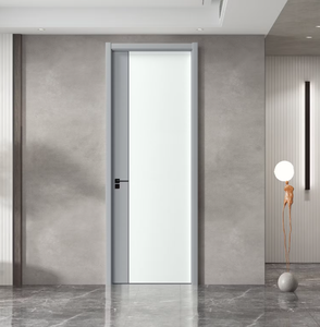 Puerta de PVC con Textura de Madera, Compuesto de Madera y Plástico (WPC), Estética, Duradera e Impermeable para Baño, Cocina, Taller, Hogar y Oficina - Product Image 1