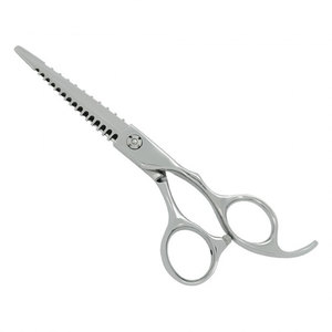 Professional Silver Color Hair Cutting <b>Barber</b> Scissors Best Quality Sharp Stainless Steel <b>Blades</b> SIGAL MEDCO Right-Handed Medium - Product Image 1