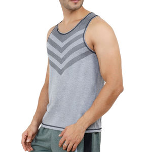 Camiseta sin mangas 100% algodón transpirable, estilo urbano, color sólido, EM, ropa de gimnasio para hombre, camiseta de verano para culturismo, en venta. - Product Image 4
