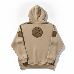 Sweat-shirt à capuche streetwear décontracté avec logo personnalisé, coupe oversize et patch brodé coloré - Product Image 3