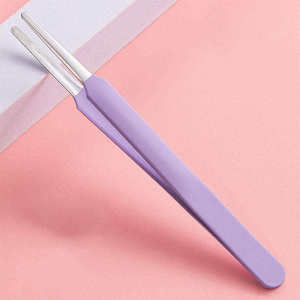 Pinzas para Pestañas DANTRIC IMPLANTS DI-0075 de Acero Inoxidable de Precisión, Punta Suave de 10 mm, Herramientas de Maquillaje, Rosa, Amarillo, Azul - Product Image 5