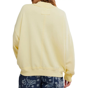 Blusa de Moda para Mujer, Invierno, Manga Larga, Cuello Alto, 100% Algodón, Ligera, Elegante, con Logotipo Frontal, Perfecta para Uso Diario - Product Image 2