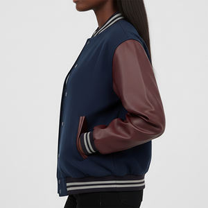 Veste de baseball universitaire en cuir sur mesure, très résistante, respirante, imperméable, style hip-hop, pour l'hiver – Meilleure vente - Product Image 5