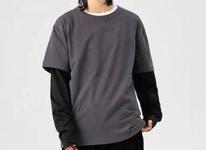 เสื้อยืดสีขาวโลโก้เรียบแบบขายส่งจำนวนมาก เสื้อยืดเปล่าผู้ชาย เสื้อยืดยูนิเซ็กซ์ผ้าฝ้ายออร์แกนิค 100% สำหรับงานพิมพ์ลายตามสั่ง - Product Image 6