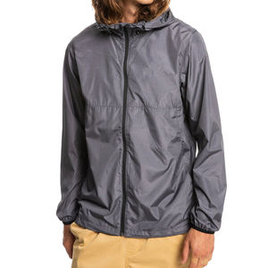 Short sleeves high quality Men Windbreaker <b>Jacket</b> latest fashion <b>light</b> weight windbreaker <b>Jacket</b> for man with adjustable rate - Product Image 4