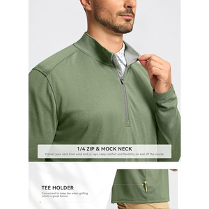 Sweat-shirt athlétique premium pour homme, logo personnalisé, col rond, matière respirante et douce, idéal pour l'entraînement et la mode streetwear. - Product Image 6