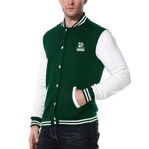 Veste d'hiver légère et respirante en toile à col montant et boutons recouverts, style Letterman sur mesure pour homme, fabriquée au Pakistan - Product Image 1
