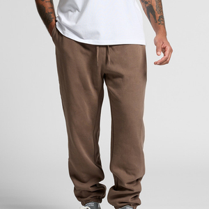 Pantalones Deportivos de Algodón 100% para Hombre, de Alta Calidad, 400GSM, con Logotipo Personalizado, Corte Recto, Pantalones Deportivos - Product Image 1