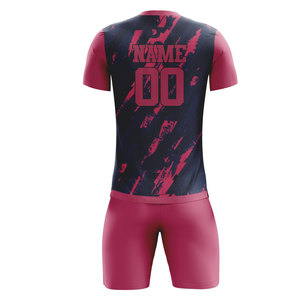 Oem Professional Sublimation Soccer Jersey <b>Set</b> Team Football Uniform Breathable 100% Polyester Custom Football Kit Manufacturer - Product Image 2