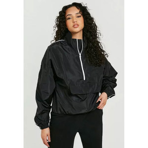 Latest Style Black Windbreaker Outdoor Women's <b>Jackets</b> Waterproof Winter Stand Collar Full Sleeve Windbreaker <b>Jackets</b> - Product Image 5
