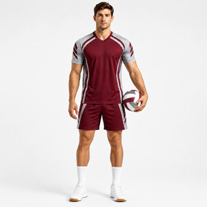 Uniforme de Voleibol Five B Premium para Adultos, Personalizable con Logotipo del Equipo, Corte Ajustado, Ligero, Transpirable, de Secado Rápido, Conjunto de Camiseta y Pantalones Cortos, Venta al Por Mayor - Product Image 1