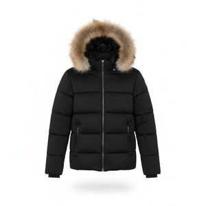 New Design Wholesale High Quality Keep Warm Winter North-Face Canvas Front Logo Hooded Puffer <b>Jackets</b> Quick Dry Breathable <b>Men</b> - Product Image 1