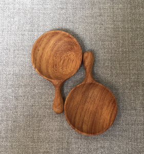 Cuillère doseuse artisanale en bois, fabriquée au Vietnam, en bois naturel, pour café et thé, avec logo gravé - Product Image 2