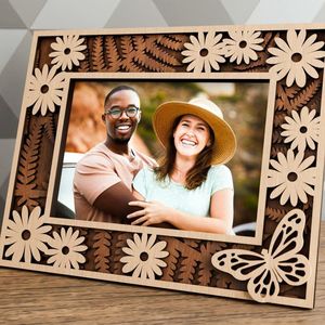 Modern Epoxy Resin Wooden Photo <b>Frame</b> Wood River Design Picture <b>Frame</b> for Wedding Anniversary Birthday Gift Home Decoration - Product Image 4