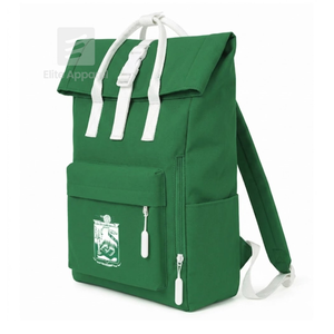 Custom Iota Phi Lambda Sorority <b>Backpack</b> embroidered logo Casual Style <b>Large</b> Capacity <b>Backpack</b> for girls with polyester lining - Product Image 1