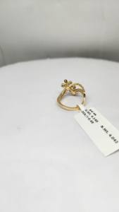 Bague pour femme en diamant naturel 14 carats de qualité supérieure avec 0,49 carat, plaqué rhodium, certifiée IGI, élégante, pour un usage quotidien - Product Image 5