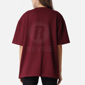 T-shirt ample pour femme avec logo personnalisé, été, décontracté, respirant, 100% coton, couleurs personnalisées, fabriqué au Pakistan - Product Image 4