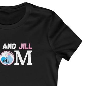 เสื้อยืดพรีเมียม Jack and Jill สำหรับผู้หญิง เนื้อผ้านุ่ม น้ำหนักเบา แขนสั้น คอกลม พิมพ์ลายกราฟิกตามสั่ง เสื้อยืดลำลองสำหรับผู้หญิง ขายส่ง - Product Image 5