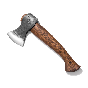 Cortador de Pizza Mini Tipo Hacha, Grado Industrial, 9 Filos de Corte, Acero al Carbono, Mango de Madera de Fresno, Regalo Perfecto para Padres, Ideal para Bricolaje y Supervivencia - Product Image 2