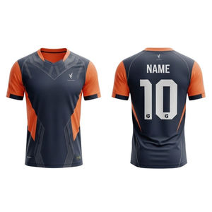 Vente en gros d'usine, prix de gros personnalisé pas cher, maillot de football américain de haute qualité, respirant, entièrement personnalisé, 100% polyester - Product Image 2