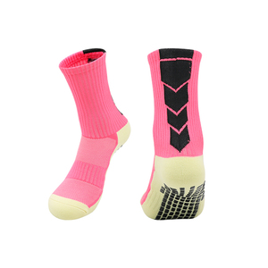 New Trending High Quality Custom Logo Men's Spandex/Polyester Eco-Friendly Knee High Cotton Liner Breathable <b>Socks</b> - Product Image 3