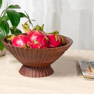 Tazón de Madera Multiusos Ecológico Estilo Americano para Desayuno, Cena, Servir Frutos Secos, Palomitas, Decoración de Mesa para Fiestas - Product Image 5
