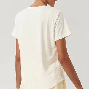 Skinny Fit Women's <b>Workout</b> Tops Short Sleeve Gym Shirts Summer Athletic Yoga windbreaker gym fitness yoga tops - Product Image 5