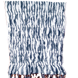 Chal Ligero de Poliéster a Rayas para Mujer, Bufanda Larga Informal para Uso Diario en Todas las Estaciones con Borde de Flecos - Product Image 2