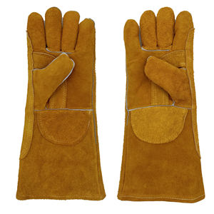 Gants de soudage TIG haute performance en cuir de vachette, anti-coupure, résistants à la chaleur, les plus populaires, à manchette longue - Product Image 6