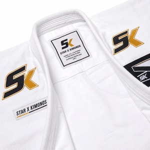 ชุดกิโมโน Star X รุ่น Elite Pearl Weave 450GSM สำหรับฝึกซ้อมและแข่งขัน BJJ แบบสั่งทำพิเศษ ตะเข็บเสริมความแข็งแรง ผู้จัดจำหน่ายชุดยูนิฟอร์มระดับพรีเมียม - Product Image 3