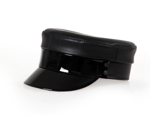 OEM Custom Logo Fiddler <b>Cap</b> Private Label Embroidery Flat Top Hat Customized Brand Print Fiddler <b>Cap</b> Blank <b>Vintage</b> Sailor <b>Cap</b> - Product Image 6