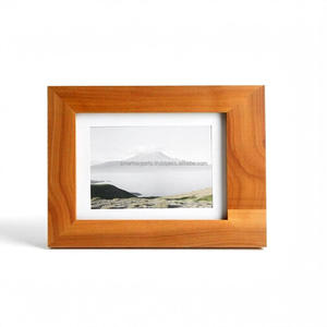 Marco de fotos de madera de acacia rústica Diseño de madera elegante Ideal para fotos familiares de mesa Regalos de boda y decoración de oficina en casa - Product Image 6