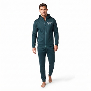 Men's <b>Running</b> Tracksuit Set Nylon Polyester Hooded <b>Jacket</b> Jogger Pants Custom <b>Reflective</b> Logo Sportswear - Product Image 6