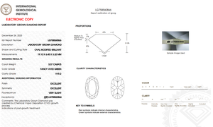 Diamante Marquise Verde Intenso de 3.07CT |   Gema cultivada en laboratorio IGI de la serie Old Mine Cut - Product Image 2
