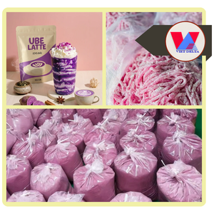 Poudre d'Ube Naturelle Lyophilisée, Colorant Alimentaire, Farine d'Igname Violette, Extrait Pur de Dioscorea Alata pour Crèmes Glacées et Pâtisseries - Vente Flash - Product Image 2