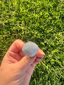 Anillos de Plata de Ley 925 con Baño de Platino y Moissanita, Estilo Hip Hop, Engaste Pavé, Joyería Unisex para Hombre, Regalo de Aniversario - Product Image 4