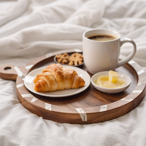 Planche à découper en bois écologique pour la cuisine, durable, sans danger pour les aliments, surface lisse, utilisation polyvalente pour la viande et les fruits - Product Image 5