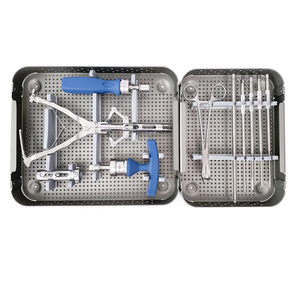 Kit d'instruments pour vis pédiculaires vertébraux, outils chirurgicaux manuels certifiés CE Classe I pour utilisation en bloc opératoire - Product Image 3