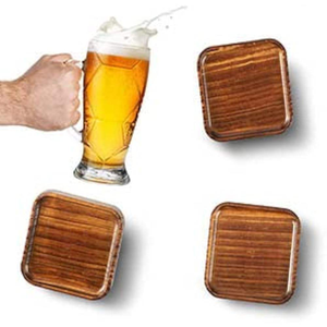 Posavasos artesanales de madera con forma de rompecabezas hechos a mano en India - precio bajo por Blossom Craft India - Product Image 4